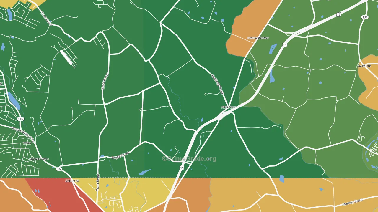 Fairplay, PA Map of Drug-Related Crime Rates