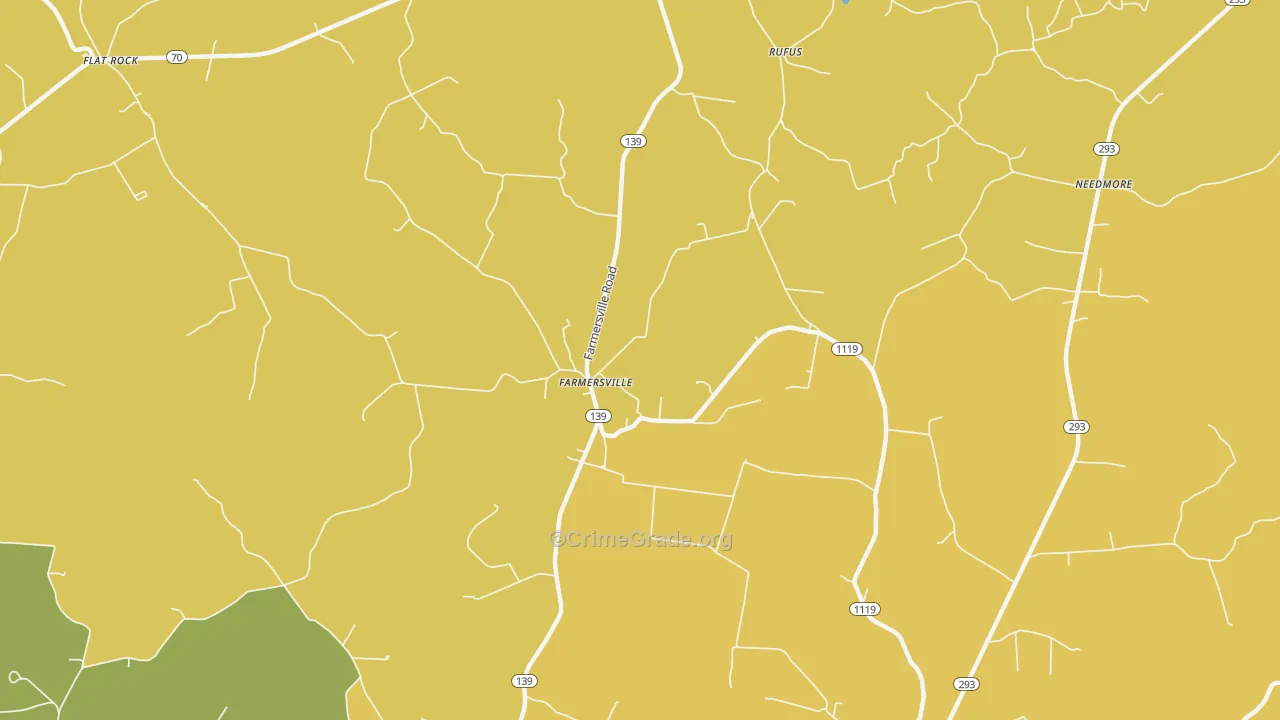 Farmersville, KY Map of Drug-Related Crime Rates