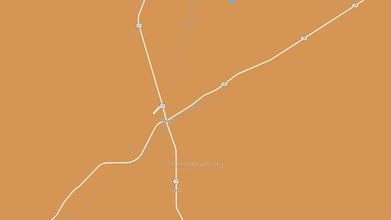 Farson, WY Map of Drug-Related Crime Rates