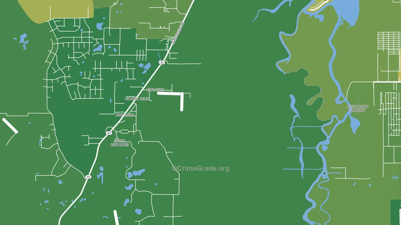 Fatio, FL Map of Drug-Related Crime Rates