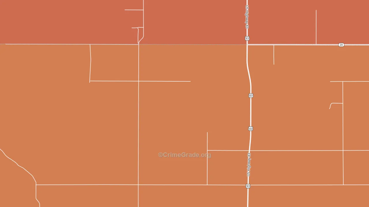 Fayette, SD Map of Drug-Related Crime Rates