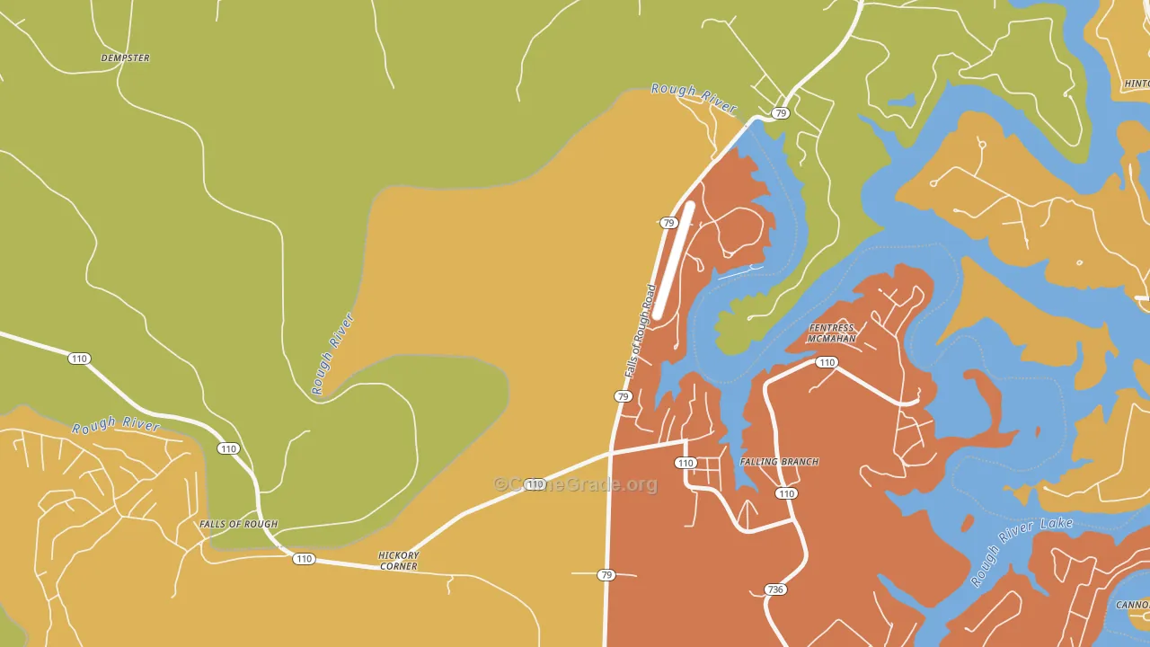 Fentress McMahan, KY Map of Drug-Related Crime Rates
