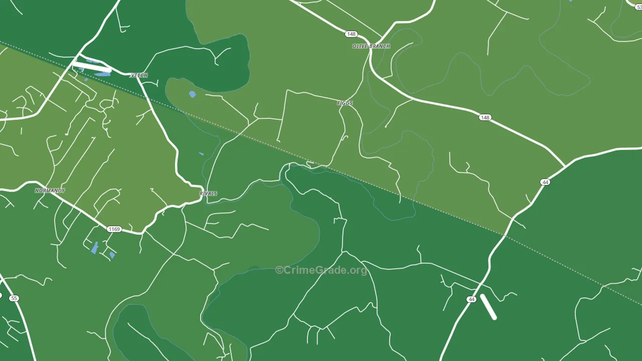 Figg, KY Map of Drug-Related Crime Rates