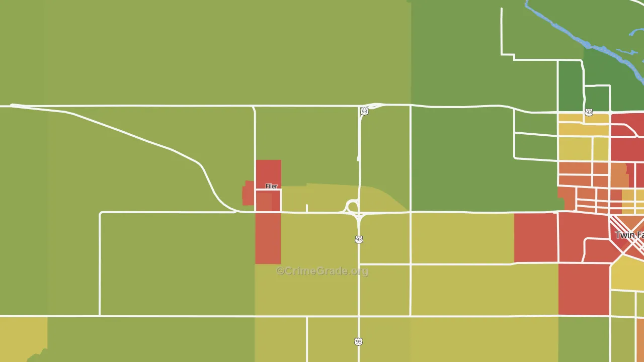 Filer, ID Map of Drug-Related Crime Rates