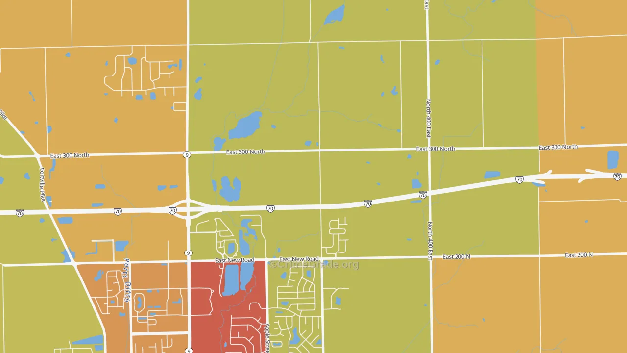 Finly, IN Map of Drug-Related Crime Rates