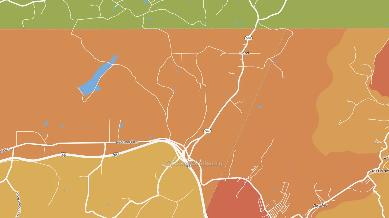 Finzel, MD Map of Drug-Related Crime Rates