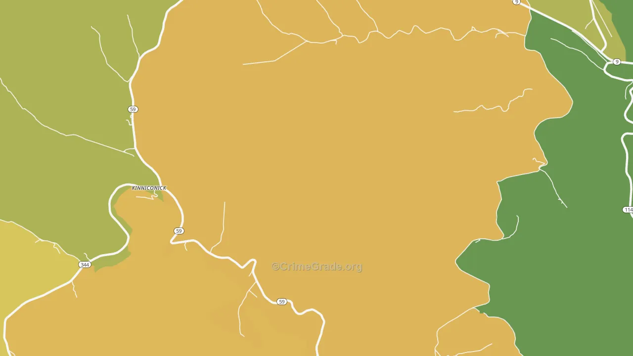 Firebrick, KY Map of Drug-Related Crime Rates