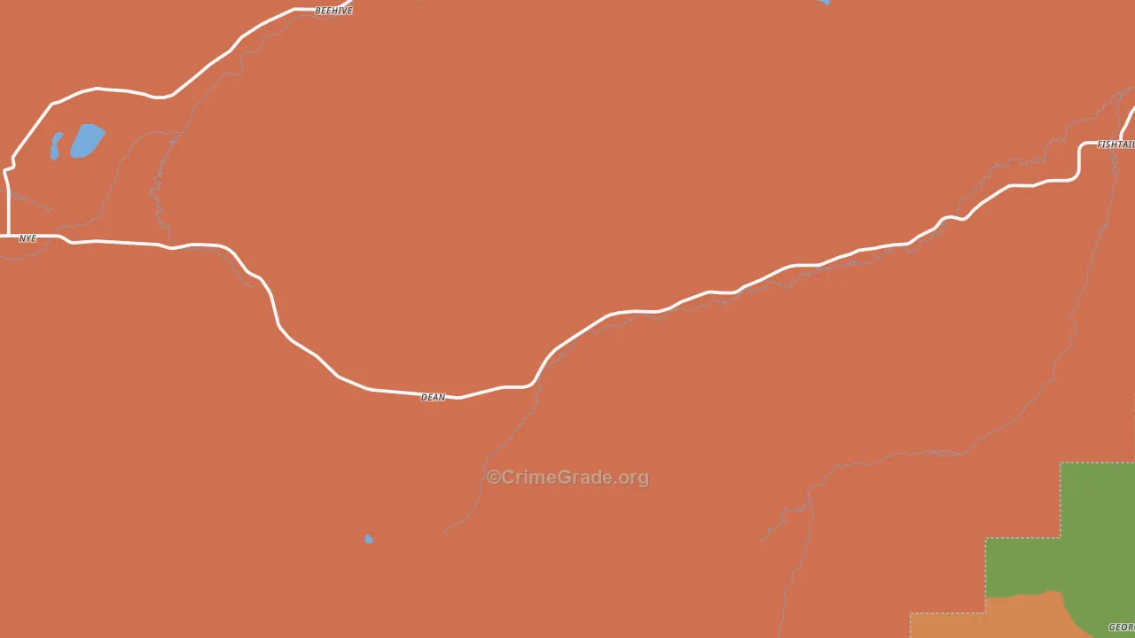 Fishtail, MT Map of Drug-Related Crime Rates
