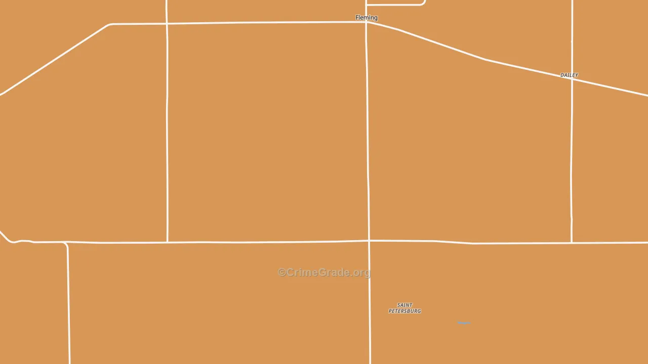 Fleming, CO Map of Drug-Related Crime Rates