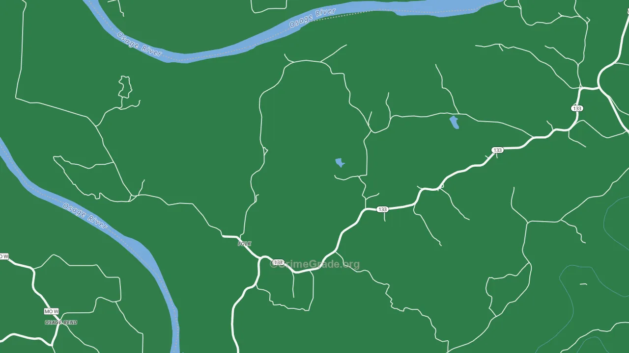 Folk, MO Map of Drug-Related Crime Rates
