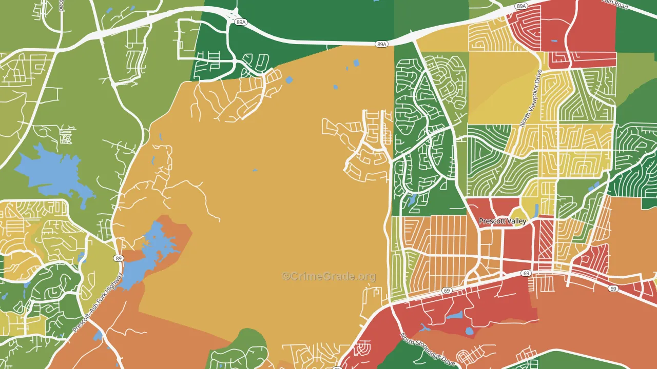 Forbing Park, AZ Map of Drug-Related Crime Rates
