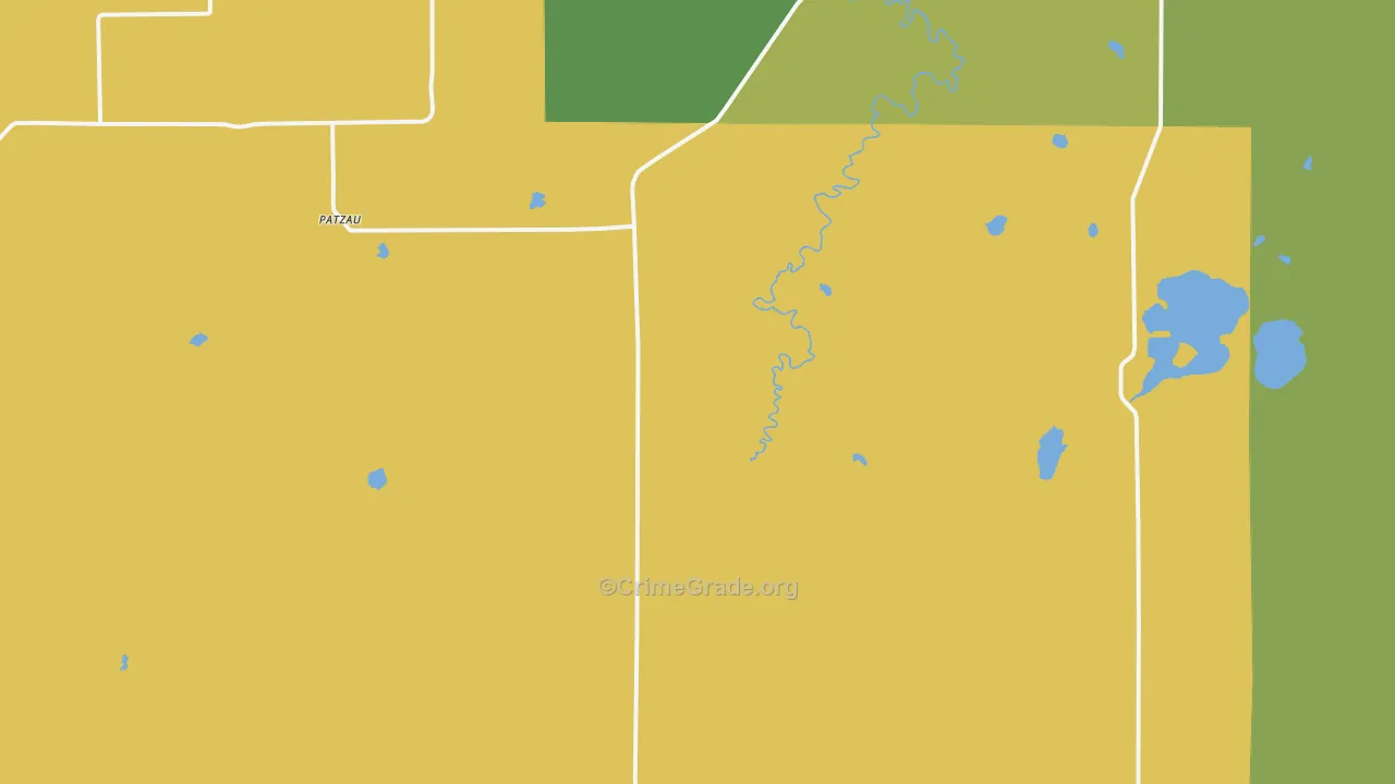Foxboro, WI Map of Drug-Related Crime Rates