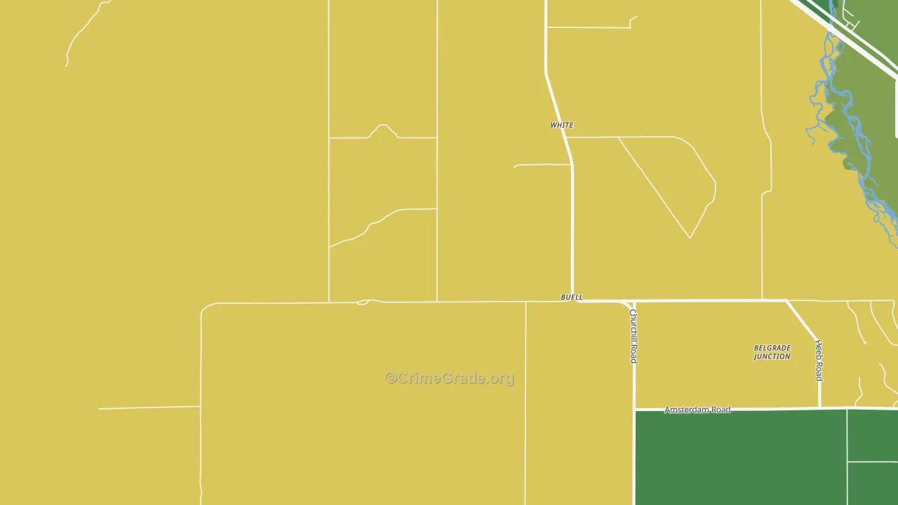 Francis, MT Map of Drug-Related Crime Rates