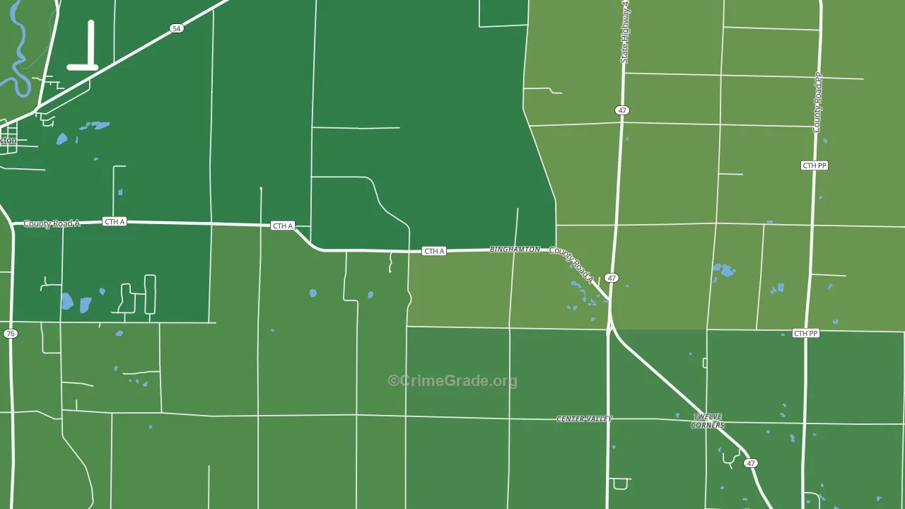 Freedom, WI Map of Drug-Related Crime Rates