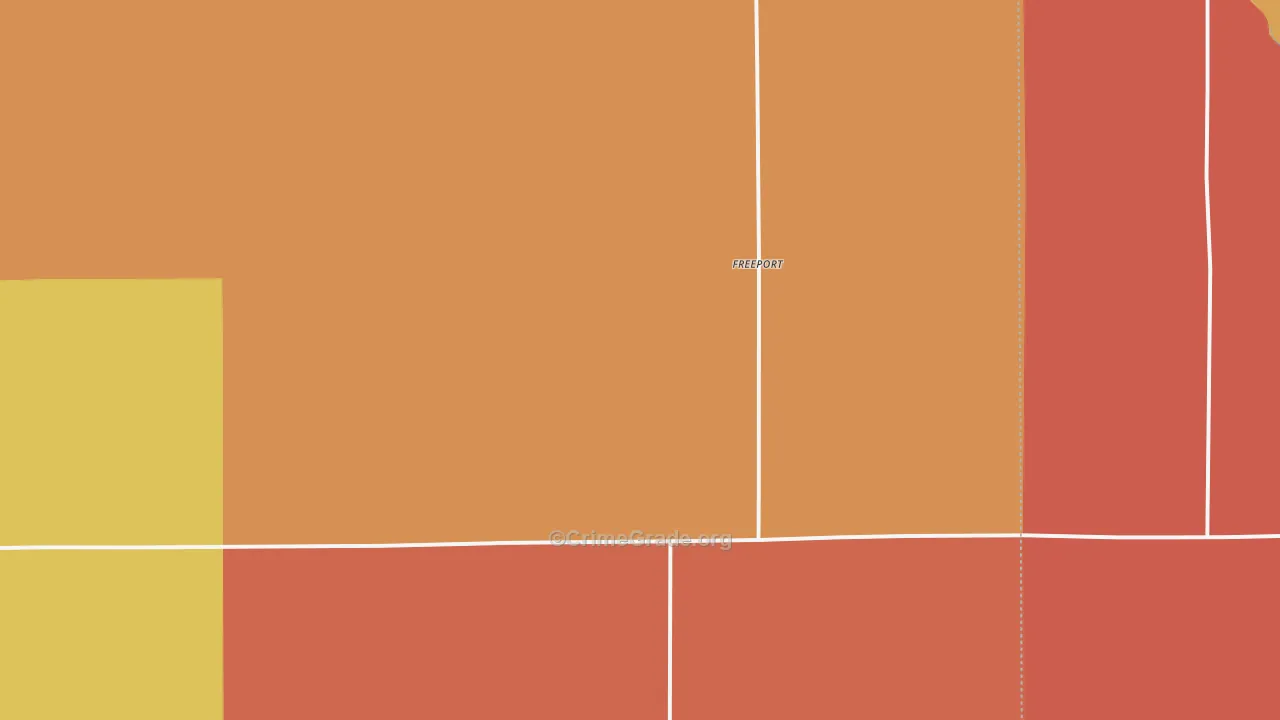 Freeport, KS Map of Drug-Related Crime Rates