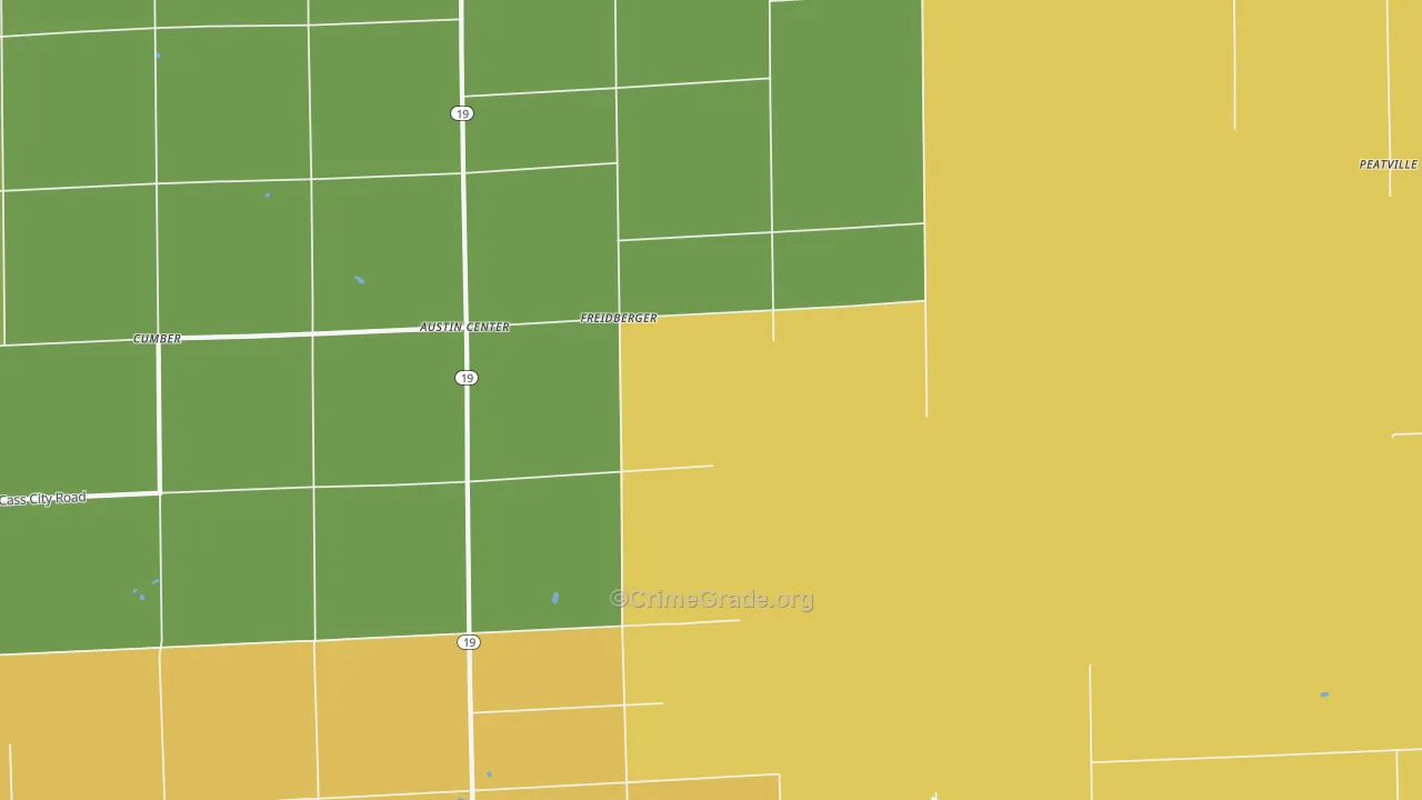 Freidberger, MI Map of Drug-Related Crime Rates