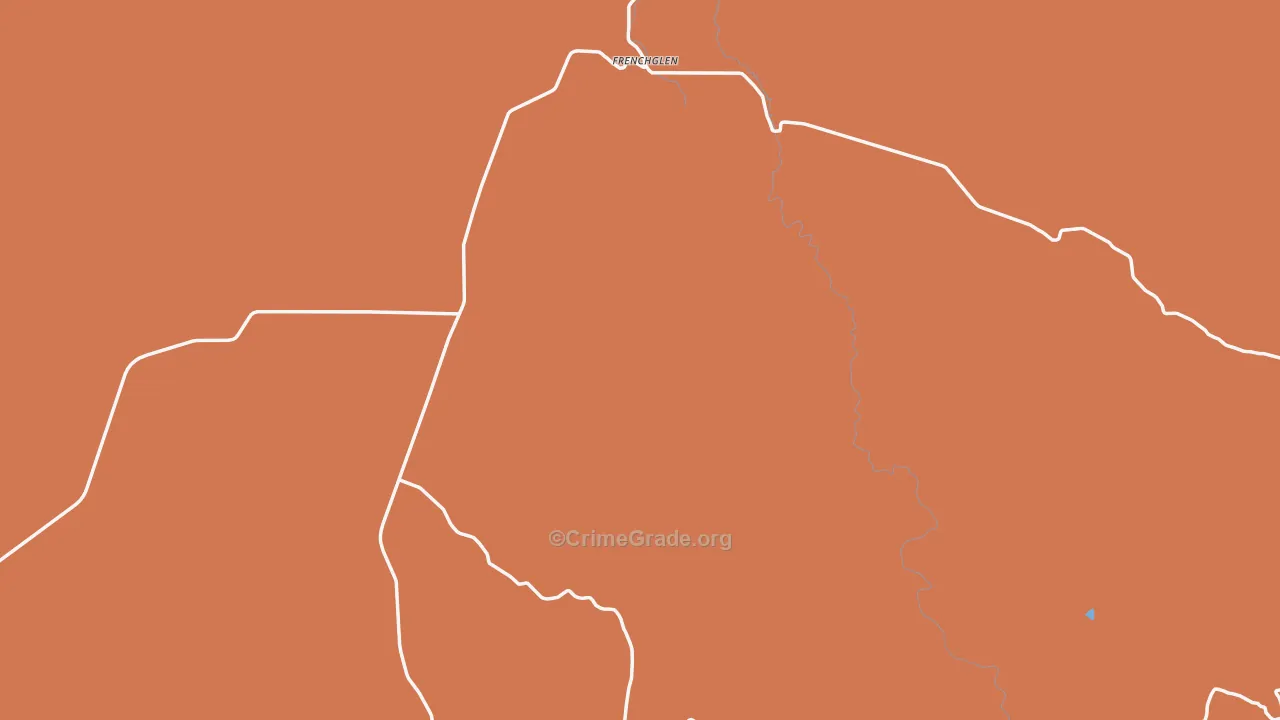 Frenchglen, OR Map of Drug-Related Crime Rates