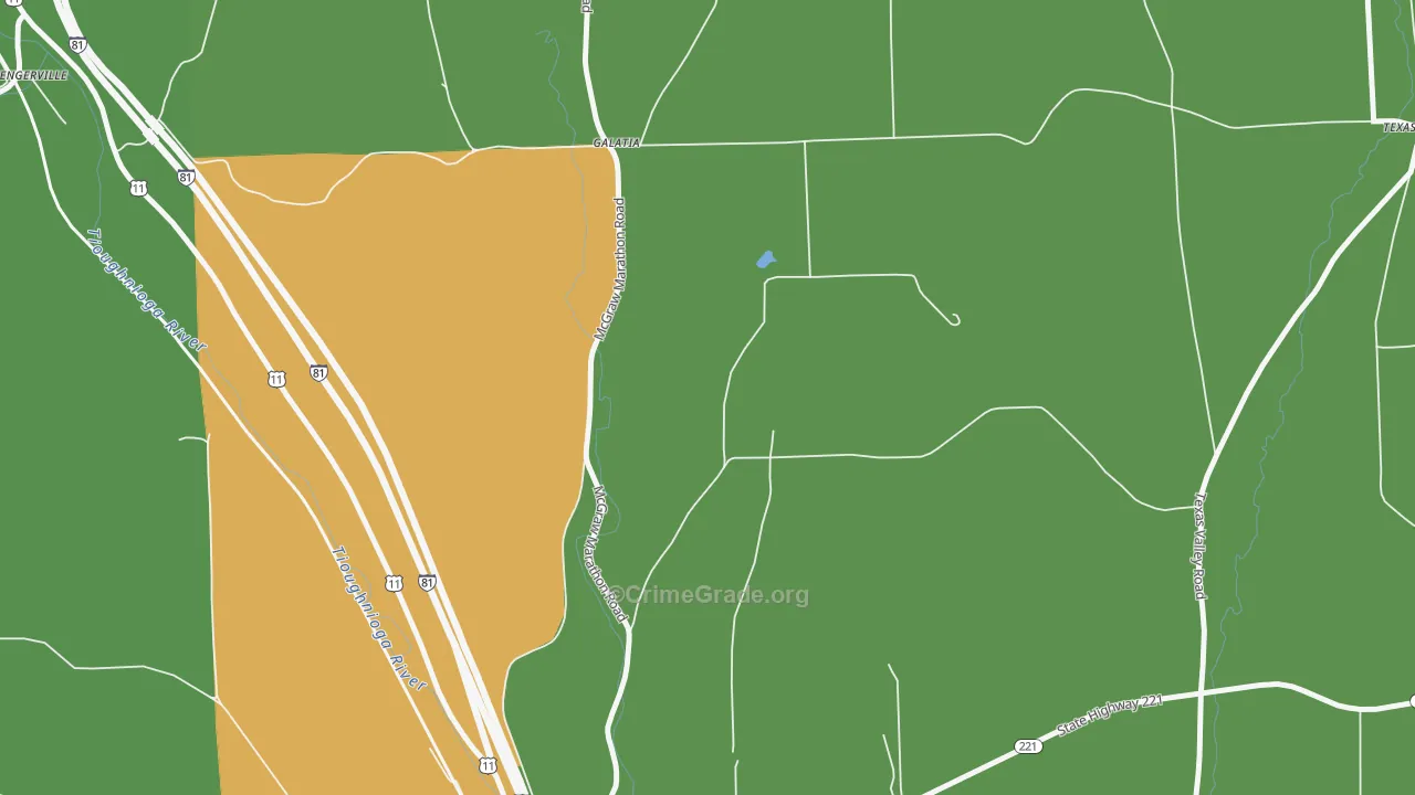 Galatia, NY Map of Drug-Related Crime Rates
