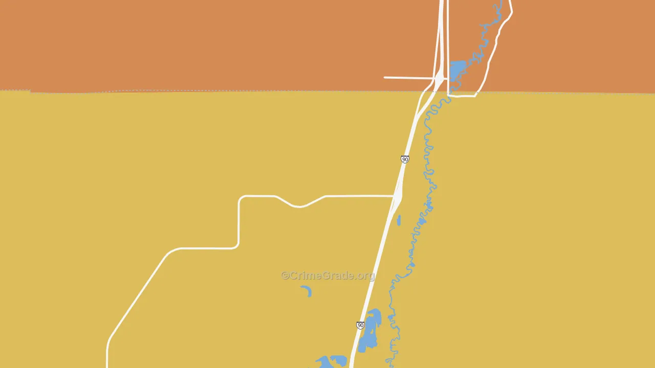 Galen, MT Map of Drug-Related Crime Rates