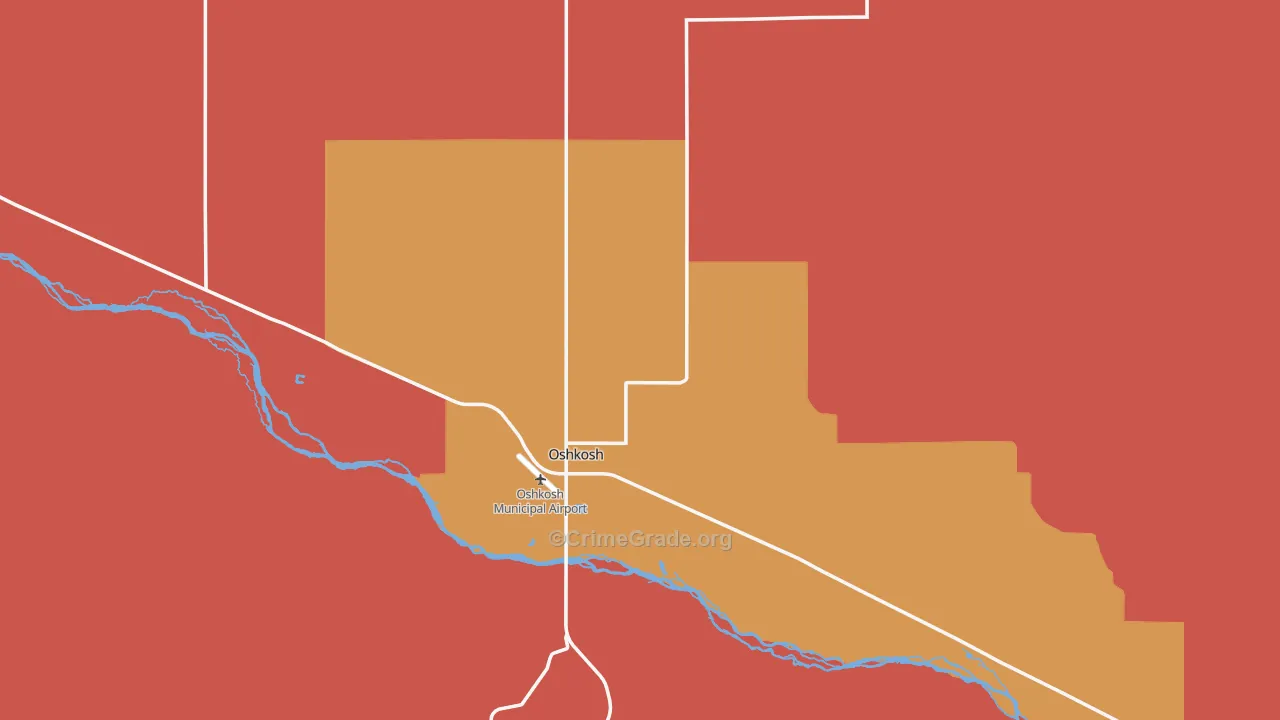 Garden County, NE Map of Drug-Related Crime Rates