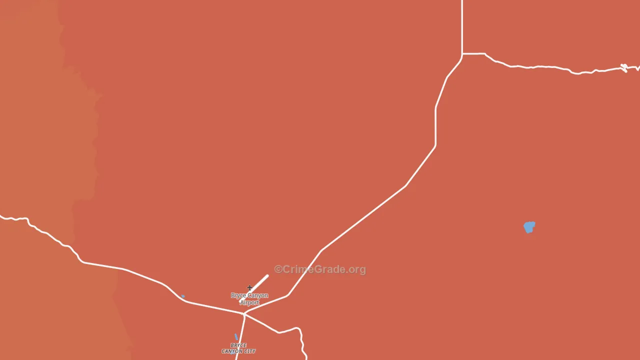 Garfield County, UT Map of Drug-Related Crime Rates