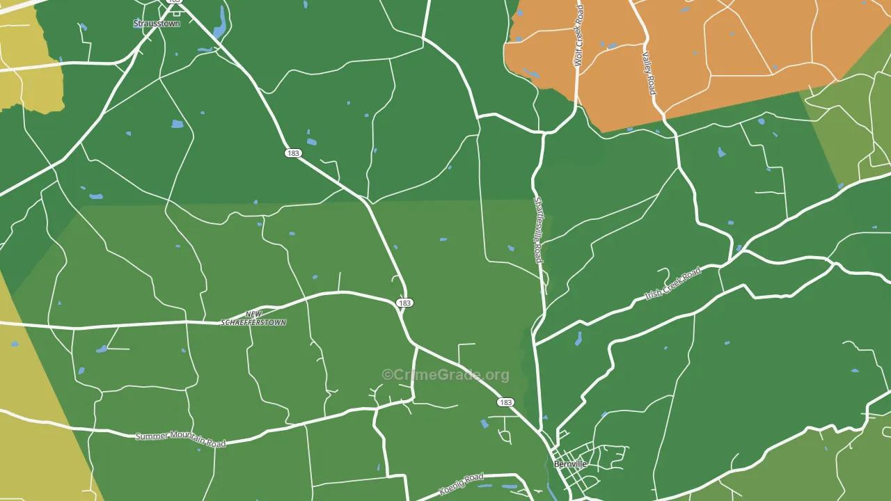 Garfield, PA Map of Drug-Related Crime Rates