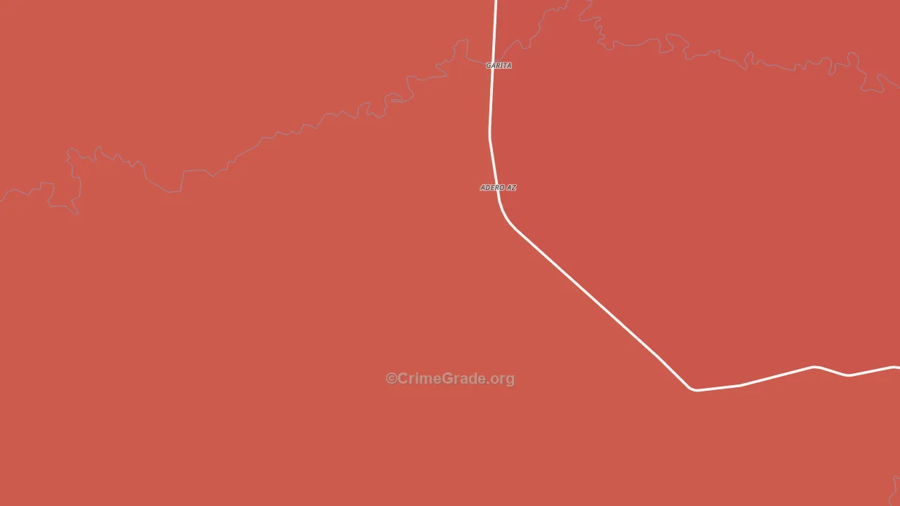 Garita, NM Map of Drug-Related Crime Rates