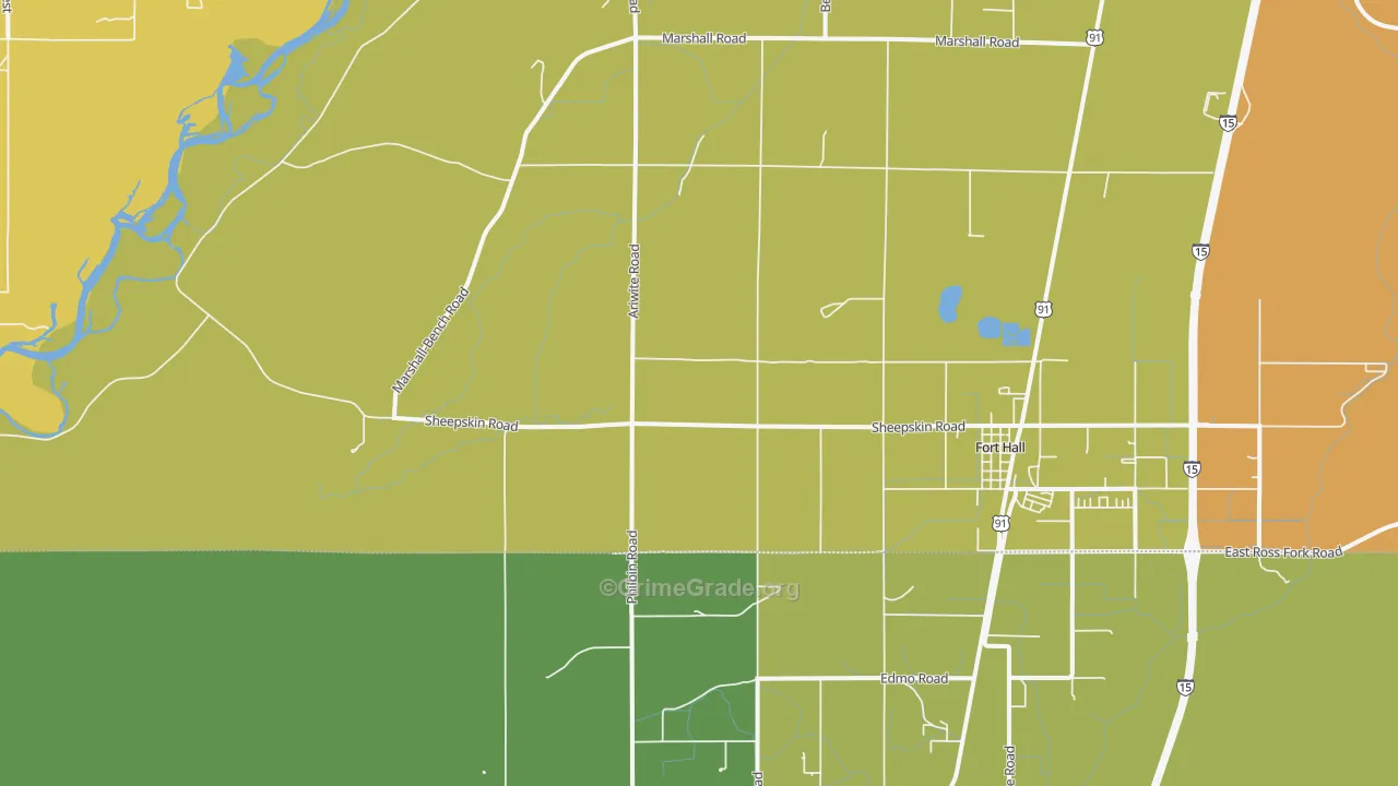 Gibson, ID Map of Drug-Related Crime Rates