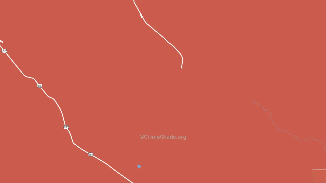 Girvin, TX Map of Drug-Related Crime Rates
