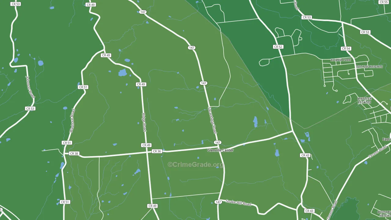 Glenville, NY Map of Drug-Related Crime Rates