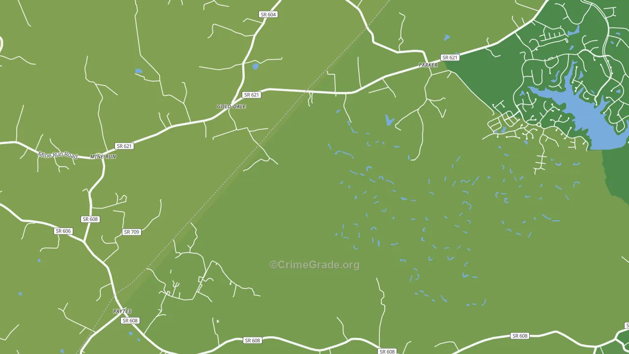 Gold Dale, VA Map of Drug-Related Crime Rates