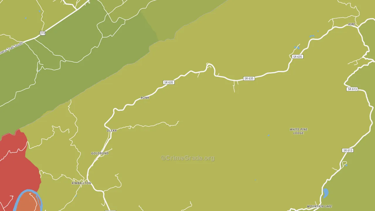 Goldbond, VA Map of Drug-Related Crime Rates