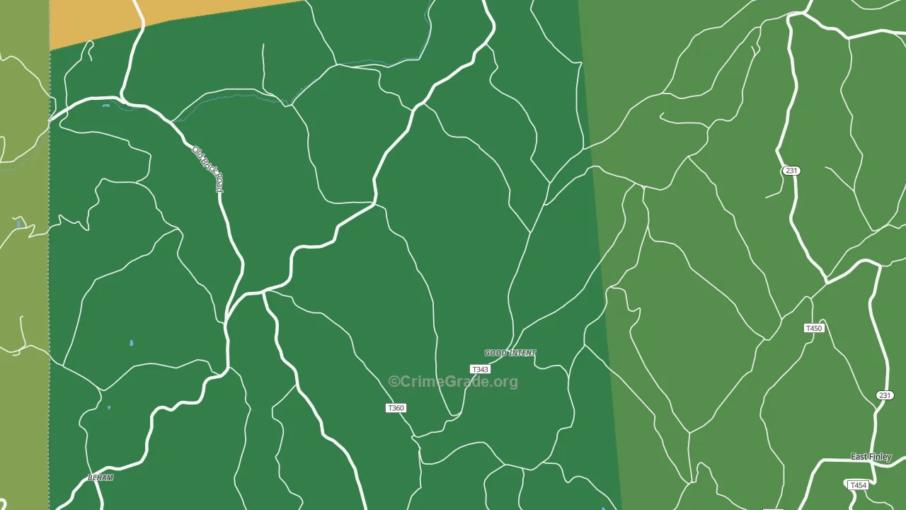 Good Intent, PA Map of Drug-Related Crime Rates