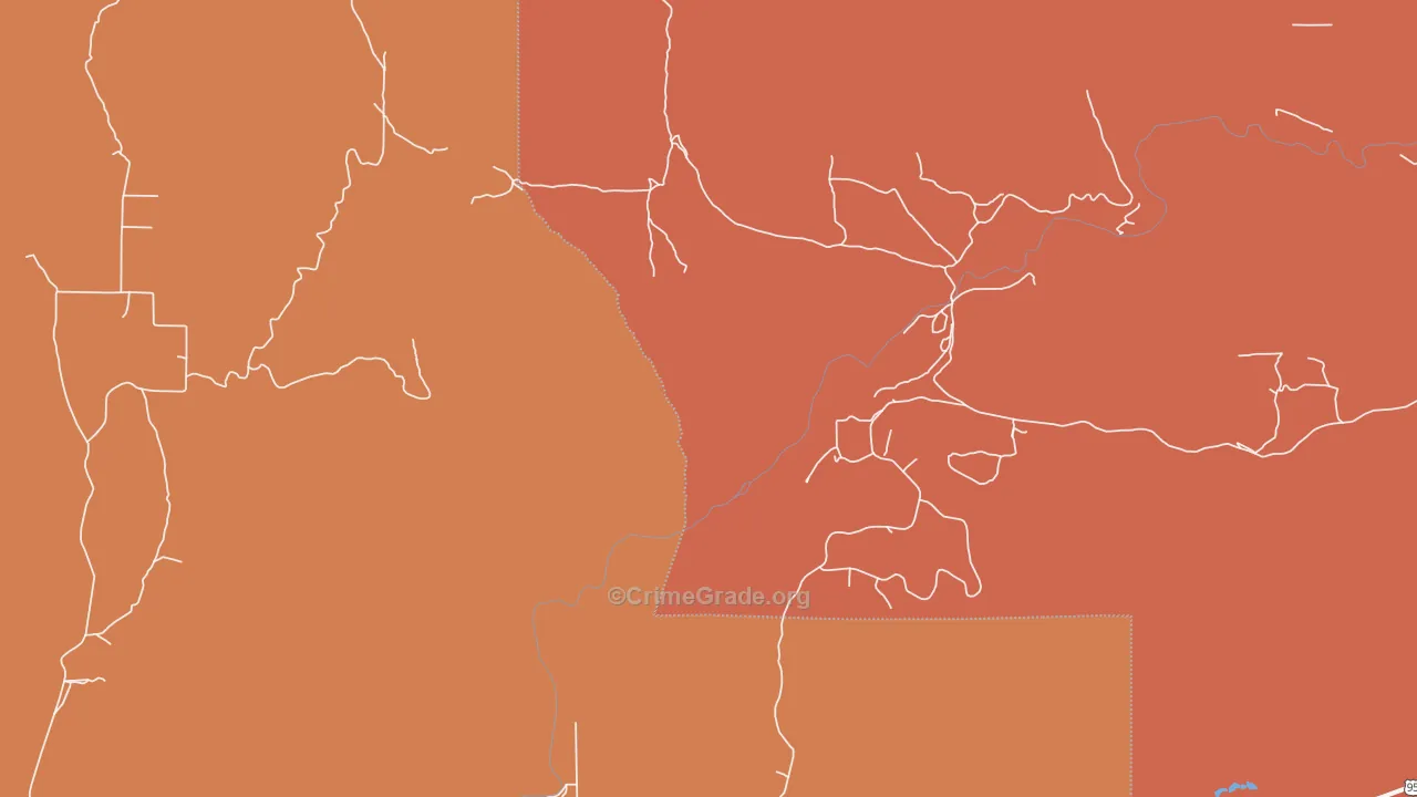 Goodrich, ID Map of Drug-Related Crime Rates