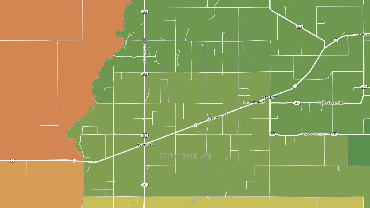 Goodwill, LA Map of Drug-Related Crime Rates