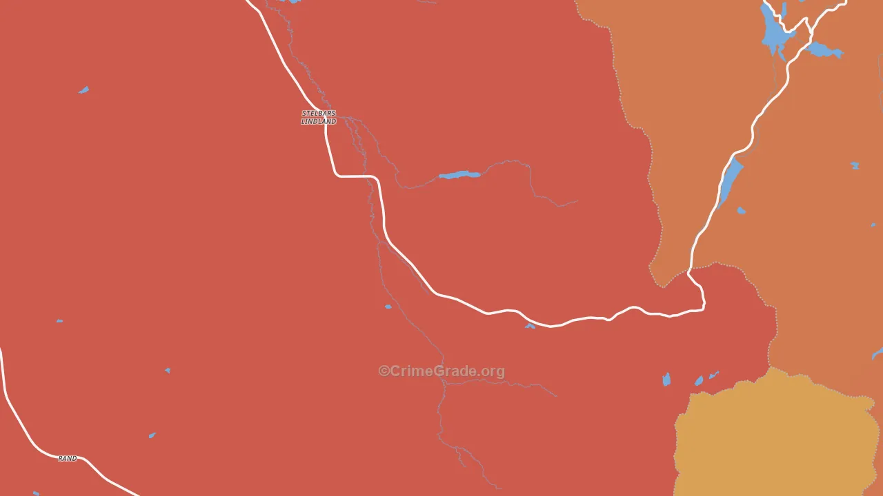 Gould, CO Map of Drug-Related Crime Rates