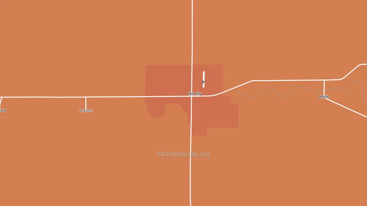 Graham County, KS Map of Drug-Related Crime Rates