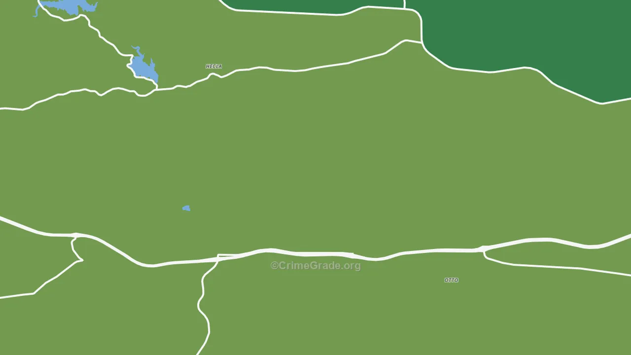 Granite Canon, WY Map of Drug-Related Crime Rates