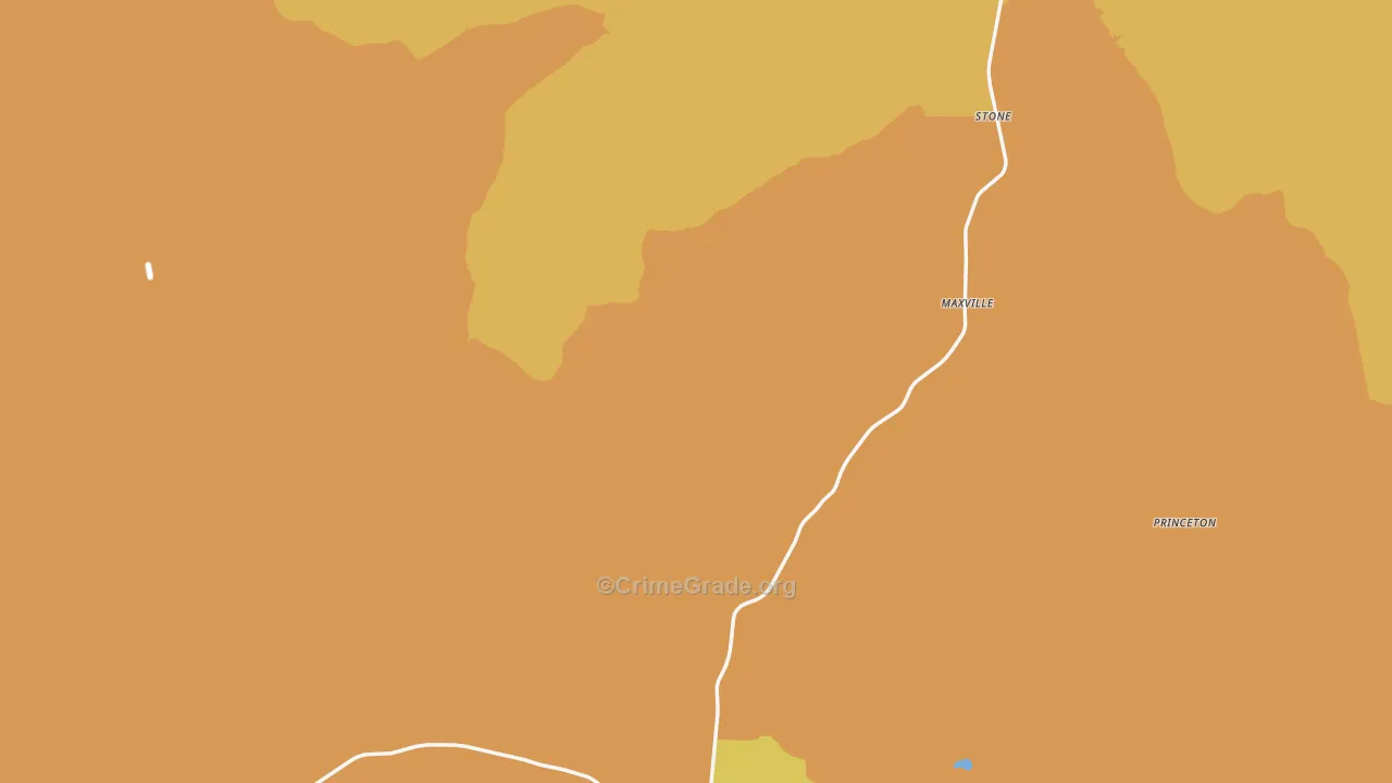 Granite County, MT Map of Drug-Related Crime Rates