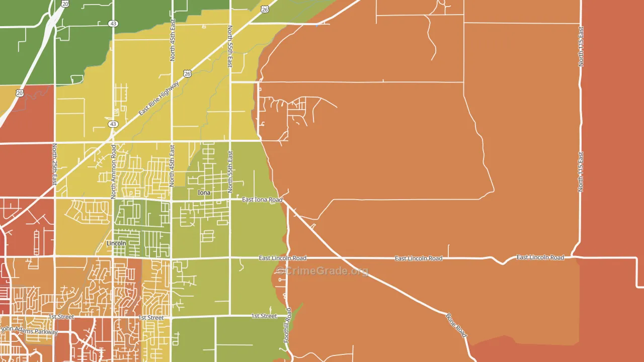 Grant, ID Map of Drug-Related Crime Rates
