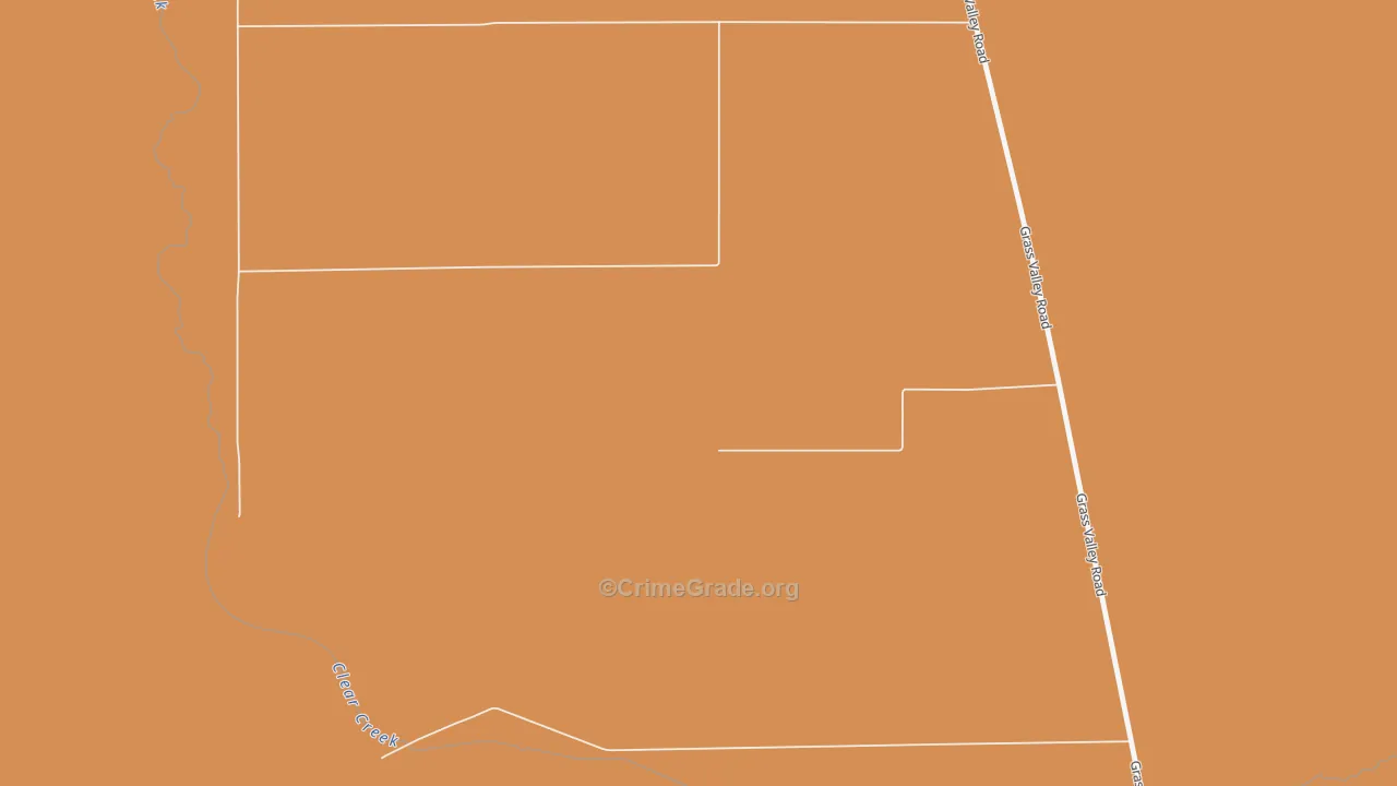 Grass Valley, NV Map of Drug-Related Crime Rates