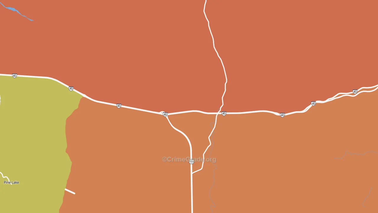 Grasshopper Junction, AZ Map of Drug-Related Crime Rates