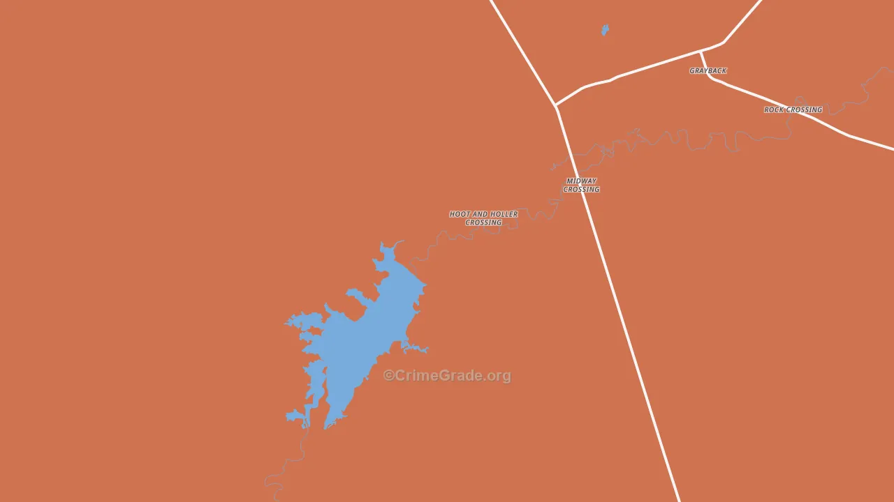 Grayback, TX Map of Drug-Related Crime Rates