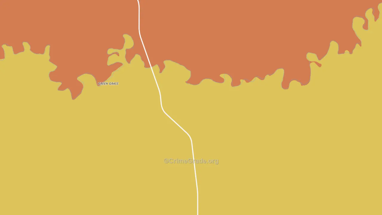 Green Grass, SD Map of Drug-Related Crime Rates