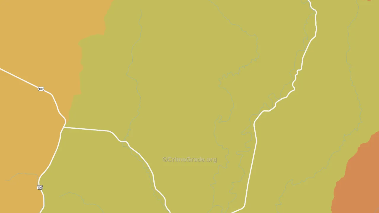 Greenwood, WA Map of Drug-Related Crime Rates
