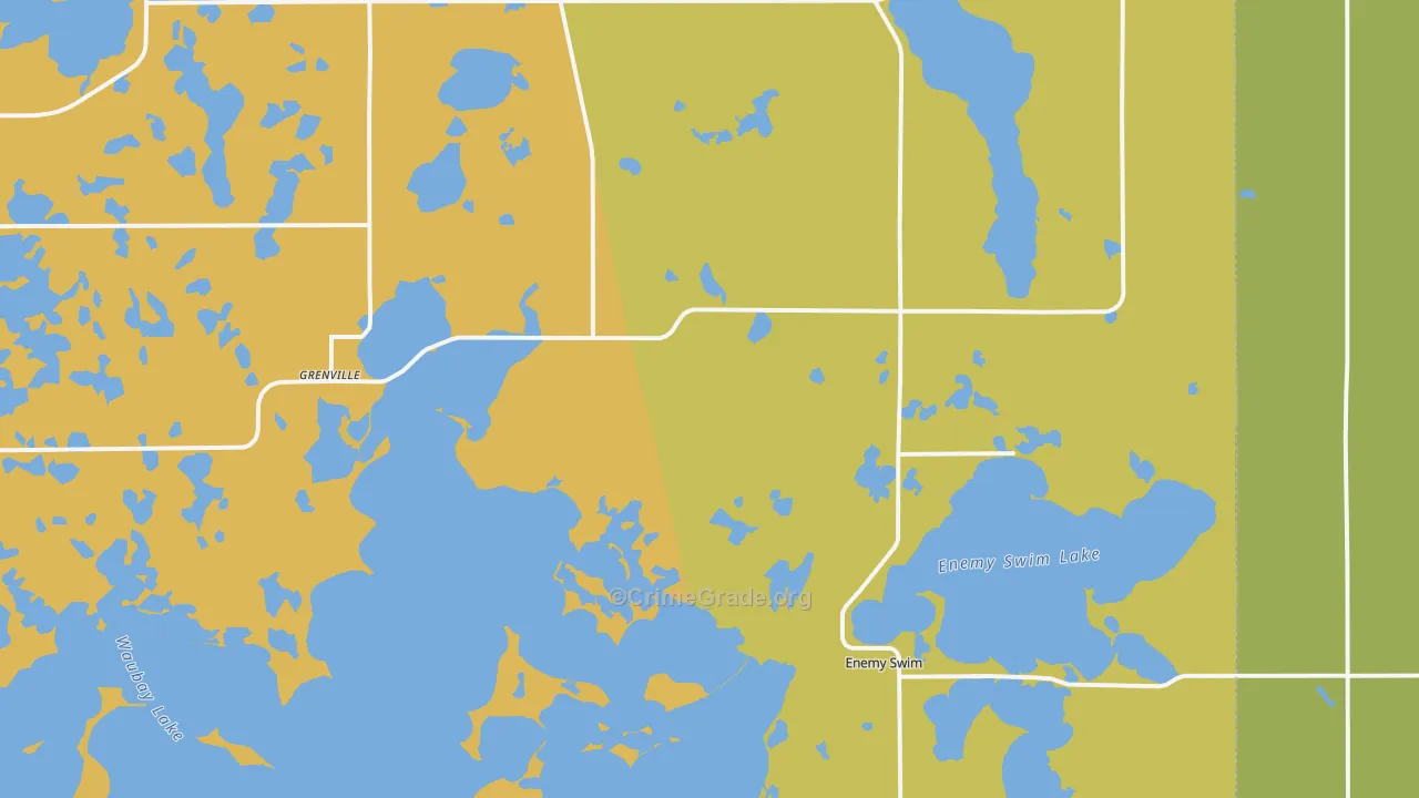Grenville, SD Map of Drug-Related Crime Rates