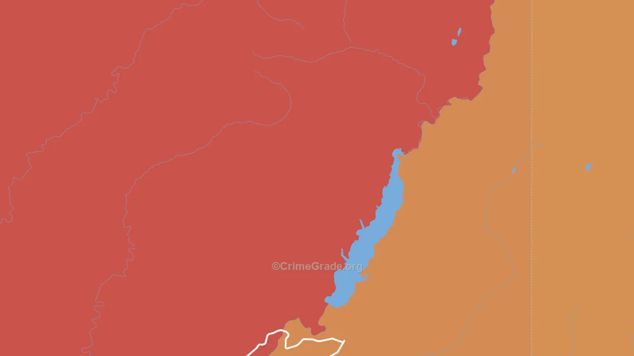 Grisdale, WA Map of Drug-Related Crime Rates