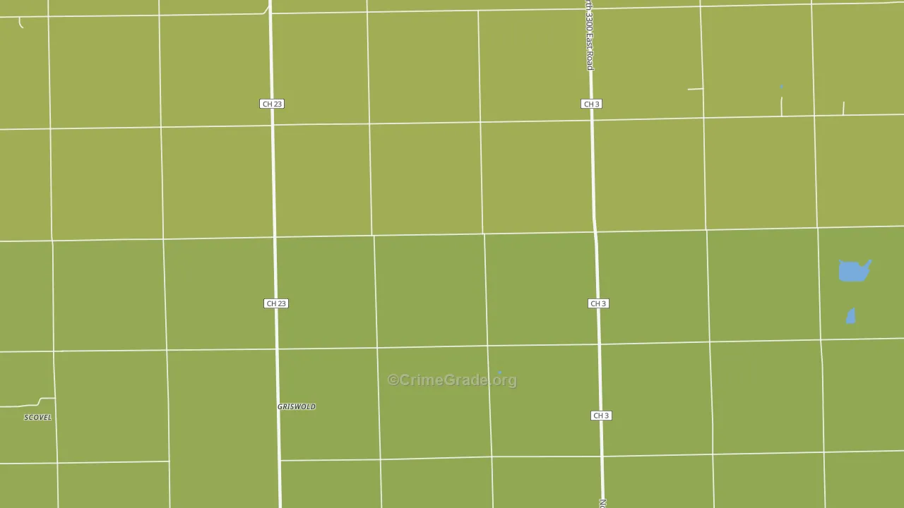 Griswold, IL Map of Drug-Related Crime Rates