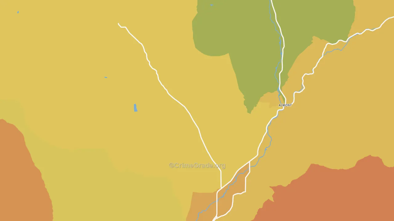 Gunnison County, CO Map of Drug-Related Crime Rates