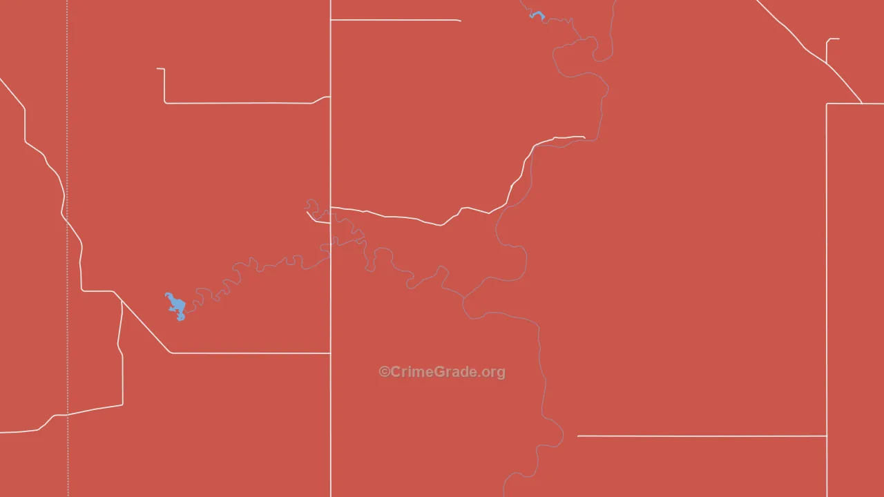 Gustave, SD Map of Drug-Related Crime Rates